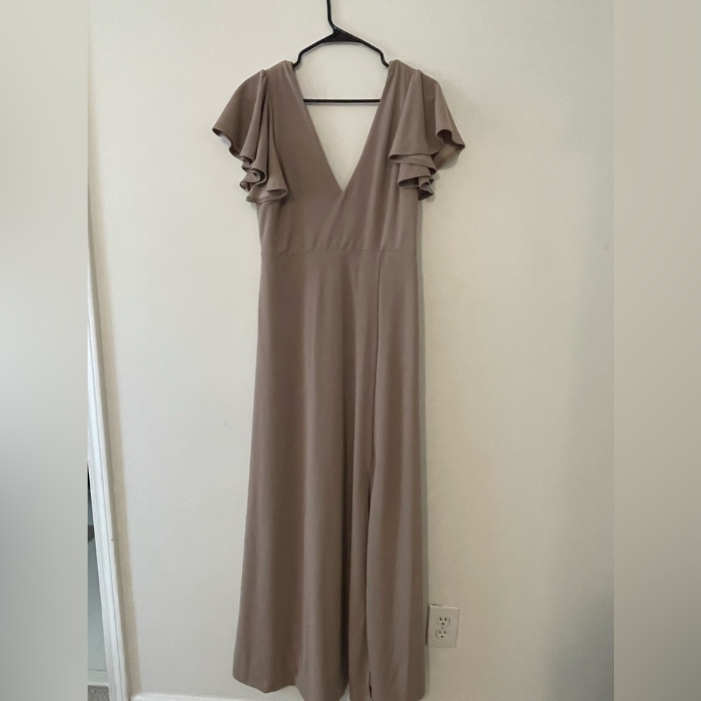 Birdy Grey Hannah Dress, Size Large, Color Taupe